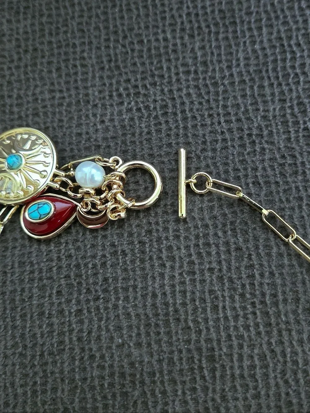 Camila Coelho Quadruple4️⃣ Charm Necklace - NIB